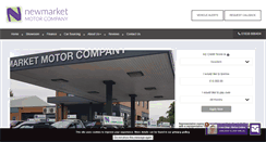 Desktop Screenshot of newmarketmotorcompany.co.uk