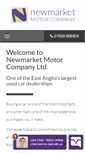 Mobile Screenshot of newmarketmotorcompany.co.uk